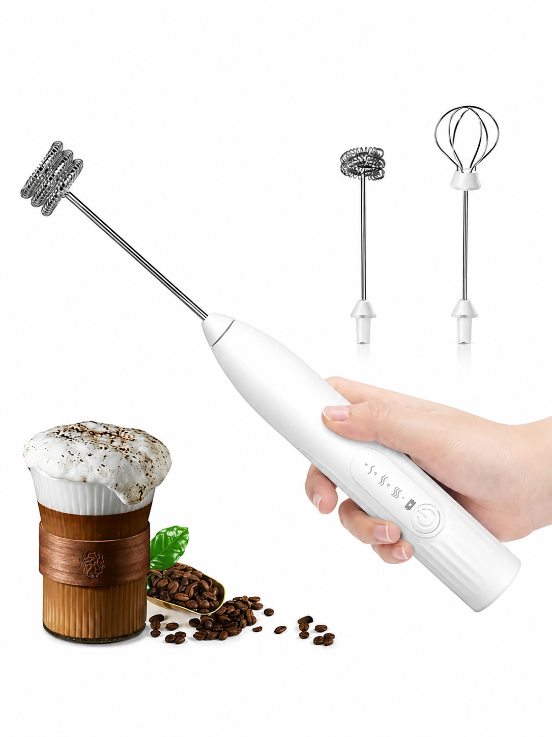 Electric Coffee Beater & Milk Frother