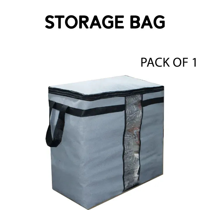 Storage Blanket Bag Organizer โ Foldable Wardrobe Storage Box