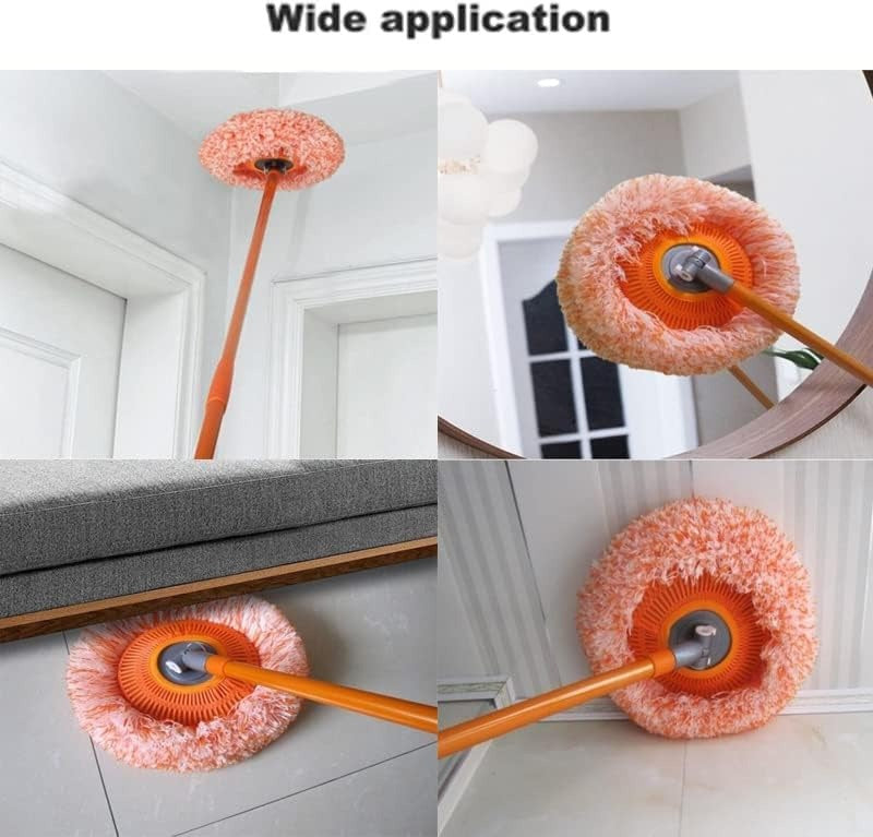 360° Telescopic Microfiber Cleaning Mop – Long Handle Dust Mop