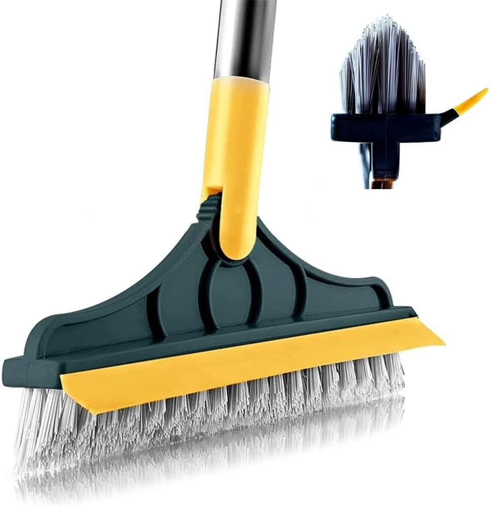 2 in 1 Floor Cleaning Brush with Long Handle