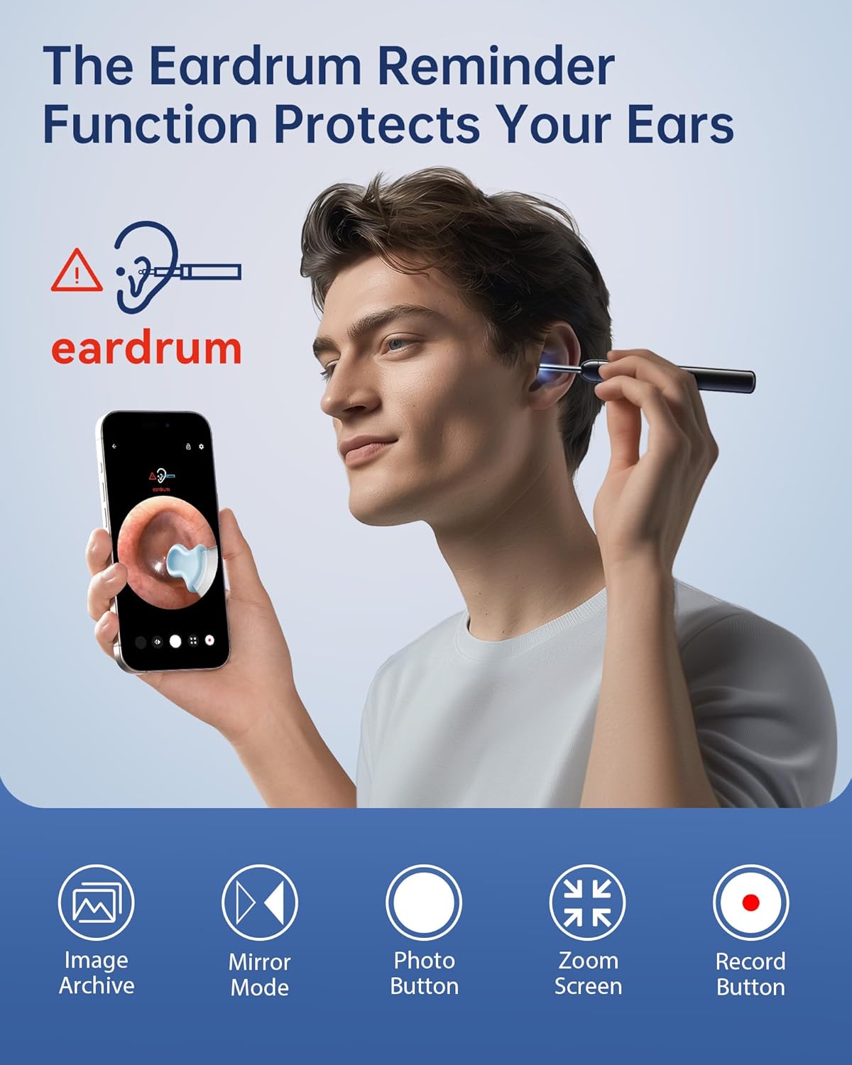 Smart WiFi Ear Cleaner Camera