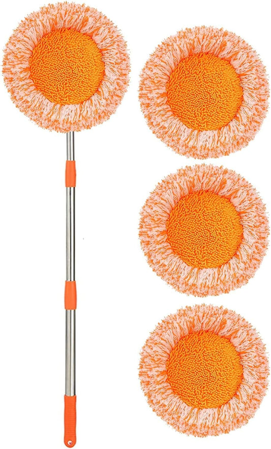 360° Telescopic Microfiber Cleaning Mop – Long Handle Dust Mop