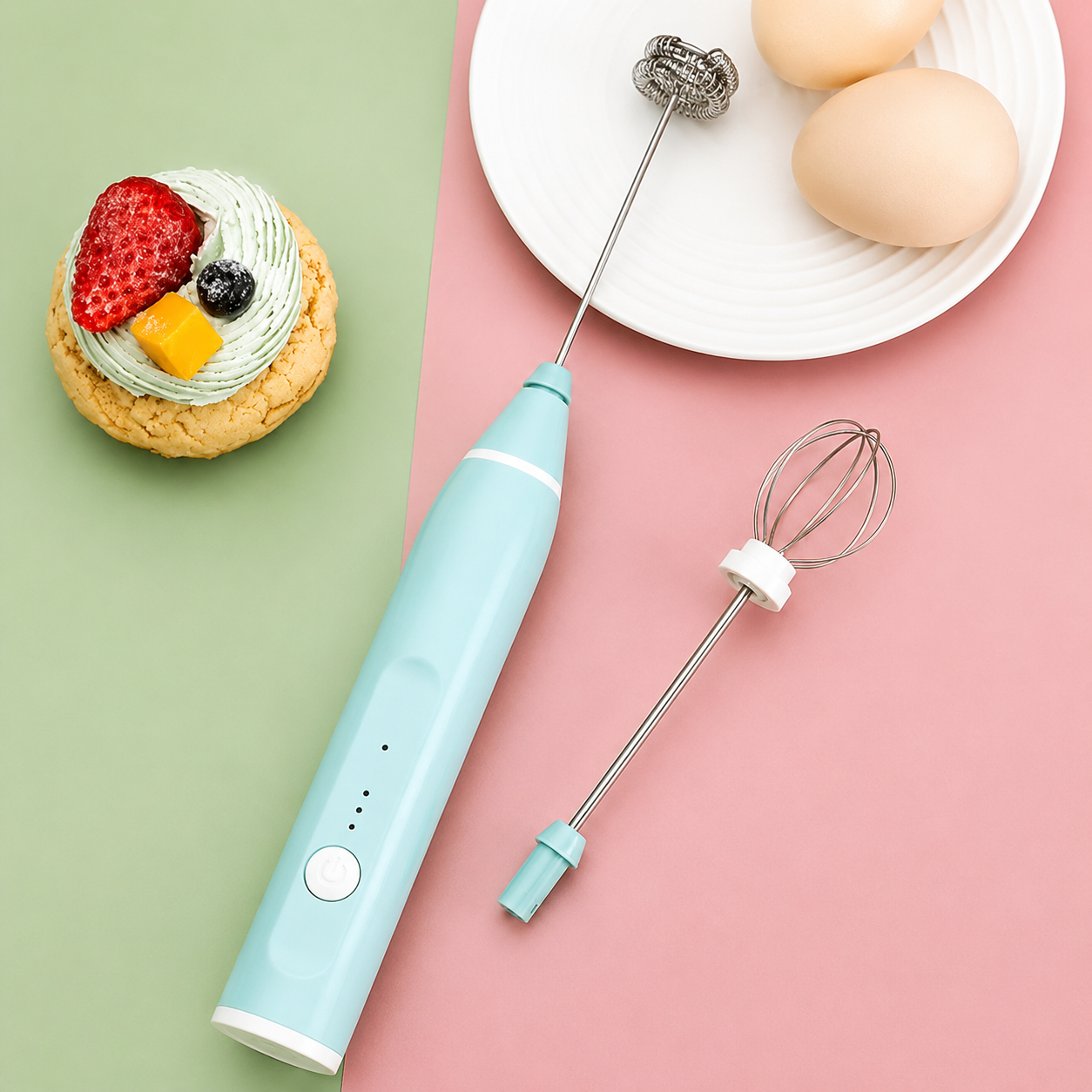 Electric Coffee Beater & Milk Frother