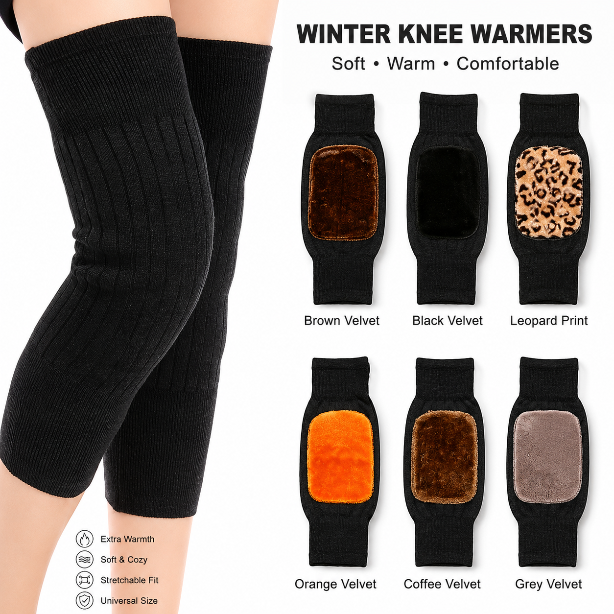 Winter Warm Knee Pads