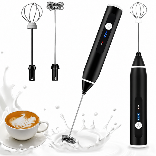 2-in-1 Rechargeable Milk Frother & Coffee Beater