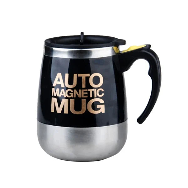 Auto Magnetic Self Stirring Mug 400ml – Stainless Steel Cup