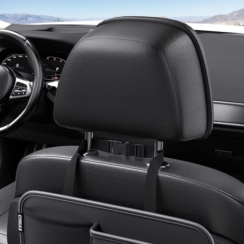 Multifunction Car Seat Organizer – PU Leather Storage Bag