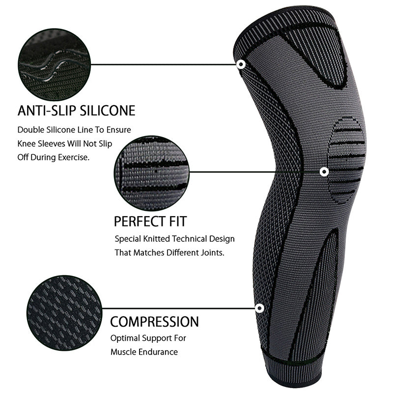 Compression Knee Support Sleeve – Sports & Joint Protection